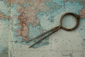 Marine Map Compass Navigation