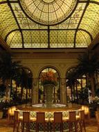luxury interior of Plaza Hotel, usa, Nyc