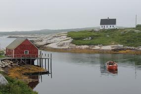 Peggy&#39;S Cove Landscape Sea