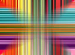crossed lines, colorful pattern, drawing