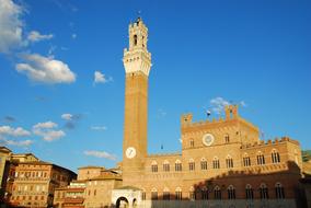 Square Of The Field Tower In Siena