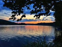 Lake Sunset River