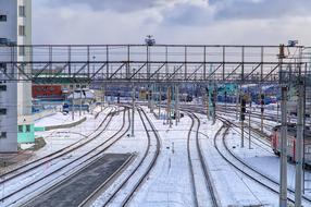 Station Snow Railway