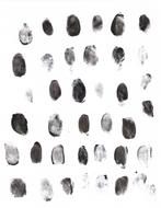 finger prints art drawing