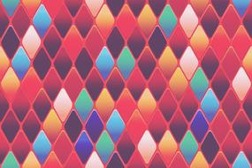 abstract colorful background tile drawing