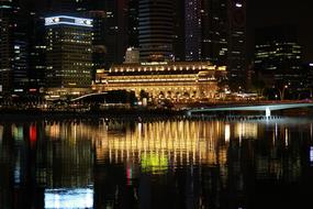 Singapore Night Marina