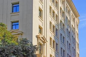 building facade in Barcelona, Spain