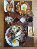 tasty meals on the table
