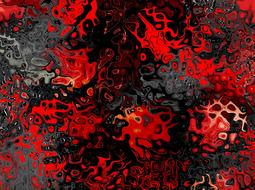 background structure pattern red drawing