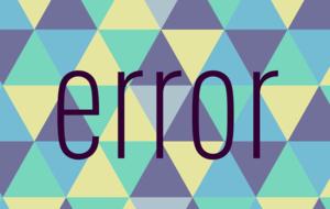 error bug background banner drawing