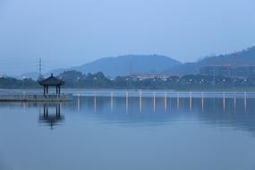 Lake Water Reflection Mist