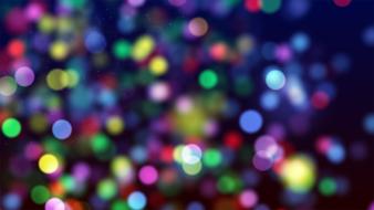 Colorful background with colorful bokeh lights