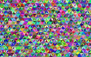 repeating pattern as a triangular drawing