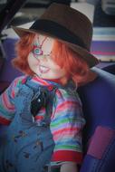 Chucky doll hat scary