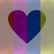 background colorful heart