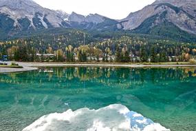 Lake Reflection of Mountains