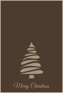 christmas greeting card background drawing