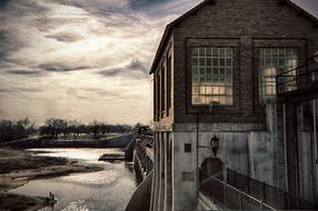beautiful River Dam City