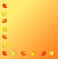 autumn fall 3d leaves