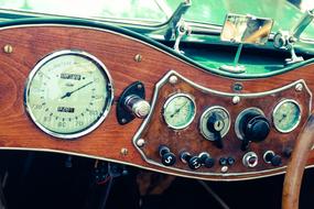 The Instrument Panel Car Clock
