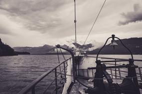 Lake Wolfgang Ship Clouds