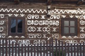 Open Air Museum Wooden Architecture in village