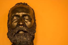 Face man statue