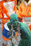 green man at the festival