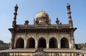 A magnificent architectural building with domes