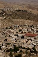 Beautiful and colorful landscape of Mardin, on the colorful mountains in Turkey