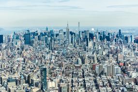 city skyline, Manhattan, America