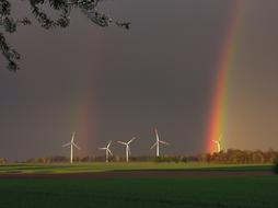 Rainbow Wind Turbines