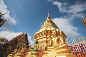 Thailand Temple Doré