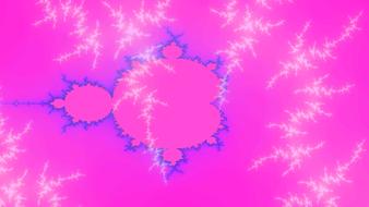 Fractal pink, blue and white background