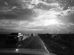 oad leading to the horizon
