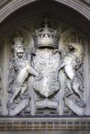 coat of arms as an architectural detail