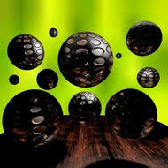 background ball wood drawing