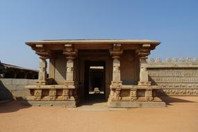 gateway of Hazara Rama Temple, india, Hampi