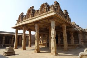Hazara Rama Temple in Hampi, India