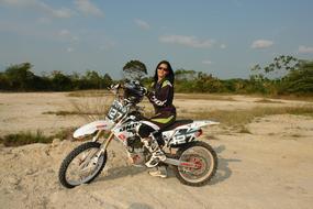 Girl Model bike