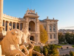 panoramic view of the Palace and Park Ensemble of Longchamp