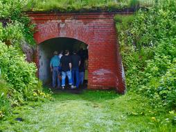 people on tunnel tour