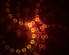 fractal light rings drawing