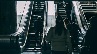 People on Escalator