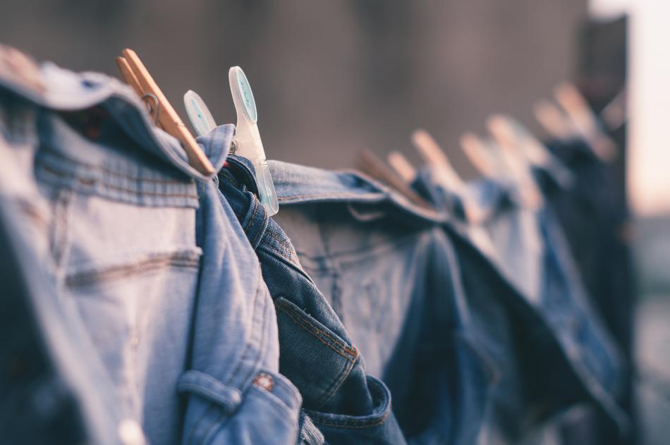 Blur photo of Clothes on Line