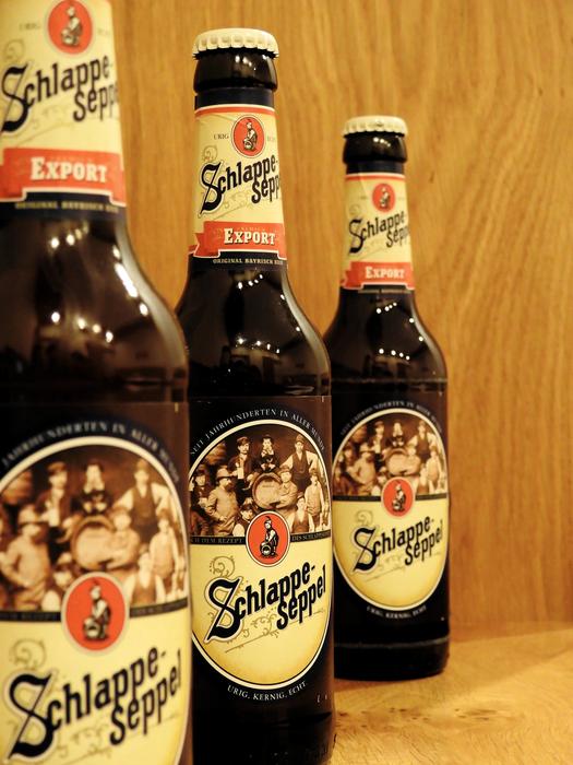 three cold beers on the table