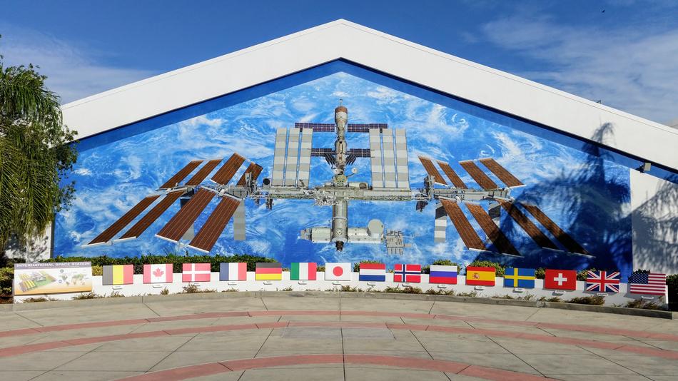 photo of the facade of the Kennedy space station