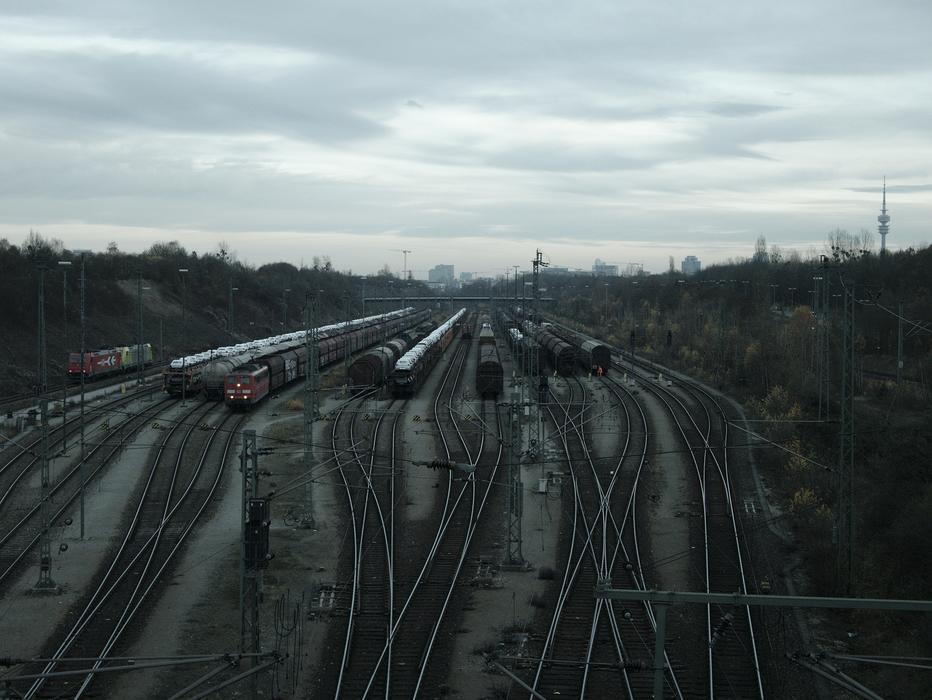 Switchyard Railroad Transportation