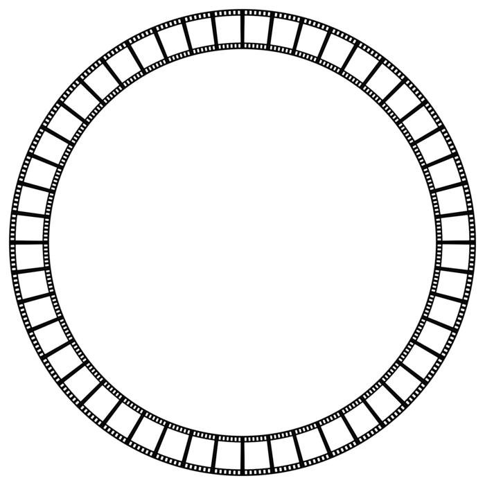 abstract art border camera drawing