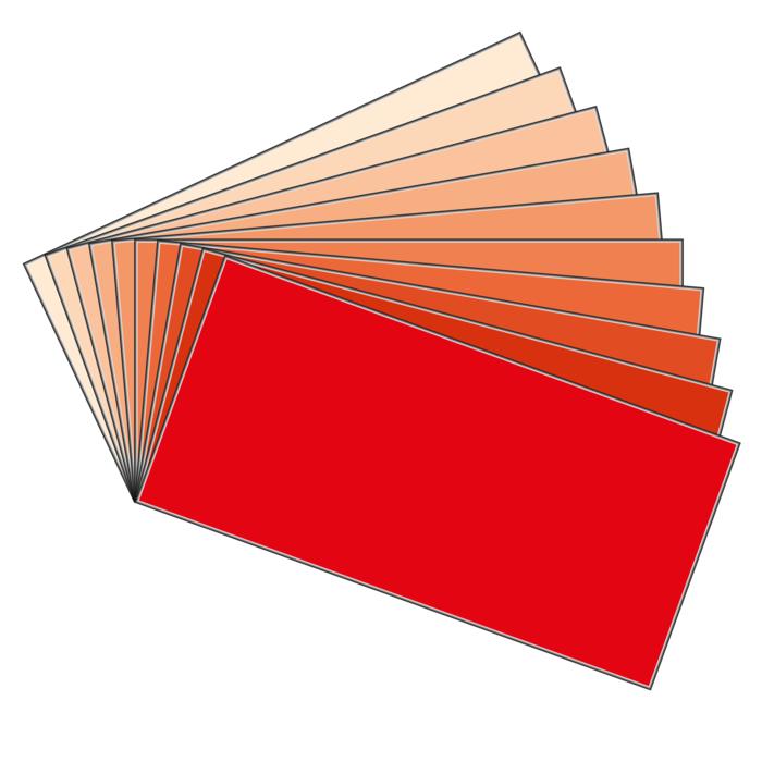 red colored cards